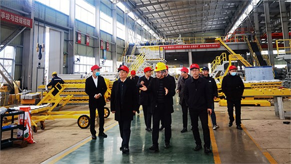 Welcome the Secretary of the Municipal Party Committee to visit our company for inspection and work